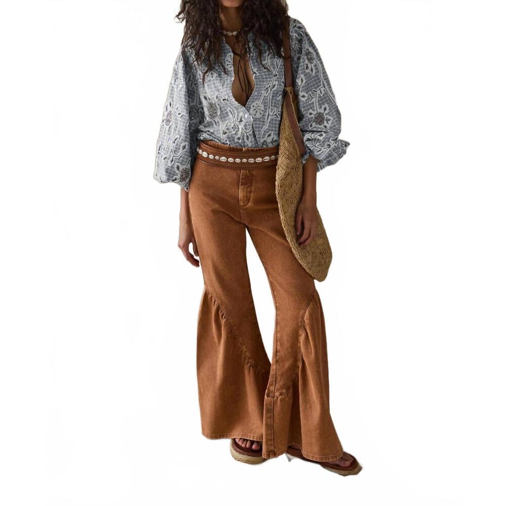 NEW LANTHROPY claire poplin shirt in wild scandi
